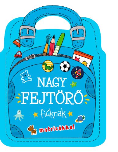 Nagy fejtörő fiúknak matricákkal