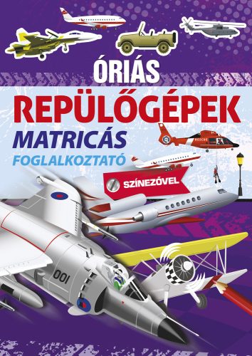 Óriás repülőgépek matricás foglalkoztató