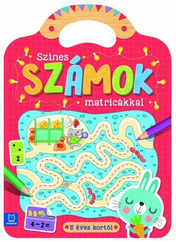 Színes számok matricákkal - 5 éves kortól