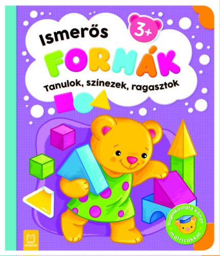 Ismerős formák 3+ - Tanulok, színezek, ragasztok