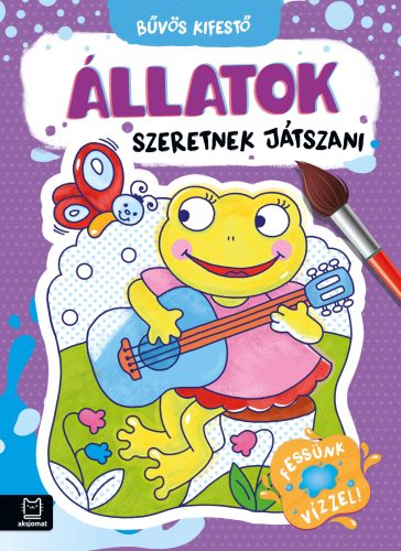 Bűvös kifestő - Állatok szeretnek játszani