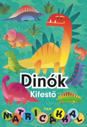 Dinók kifestő