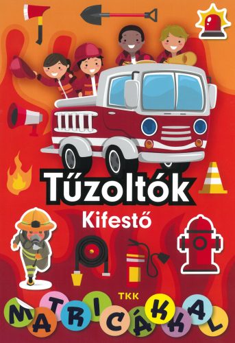 Tűzoltók kifestő