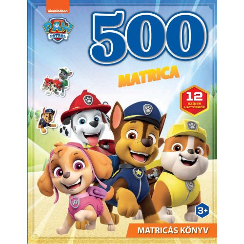 Mancs Őrjárat - 500 matrica matricás könyv (Paw Patrol)