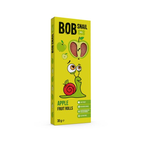 Bob Snail gyümölcstekercs 30 g - alma