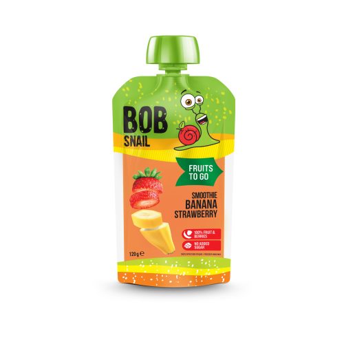 Bob Snail Fruit Smoothie ON-THE-GO 120 g - banán-eper