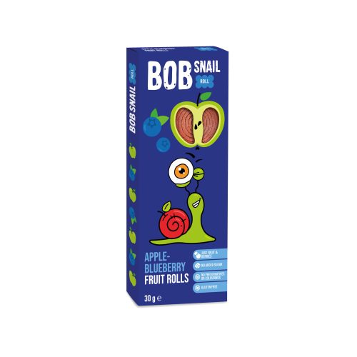 Bob Snail gyümölcstekercs 30 g - alma-áfonya